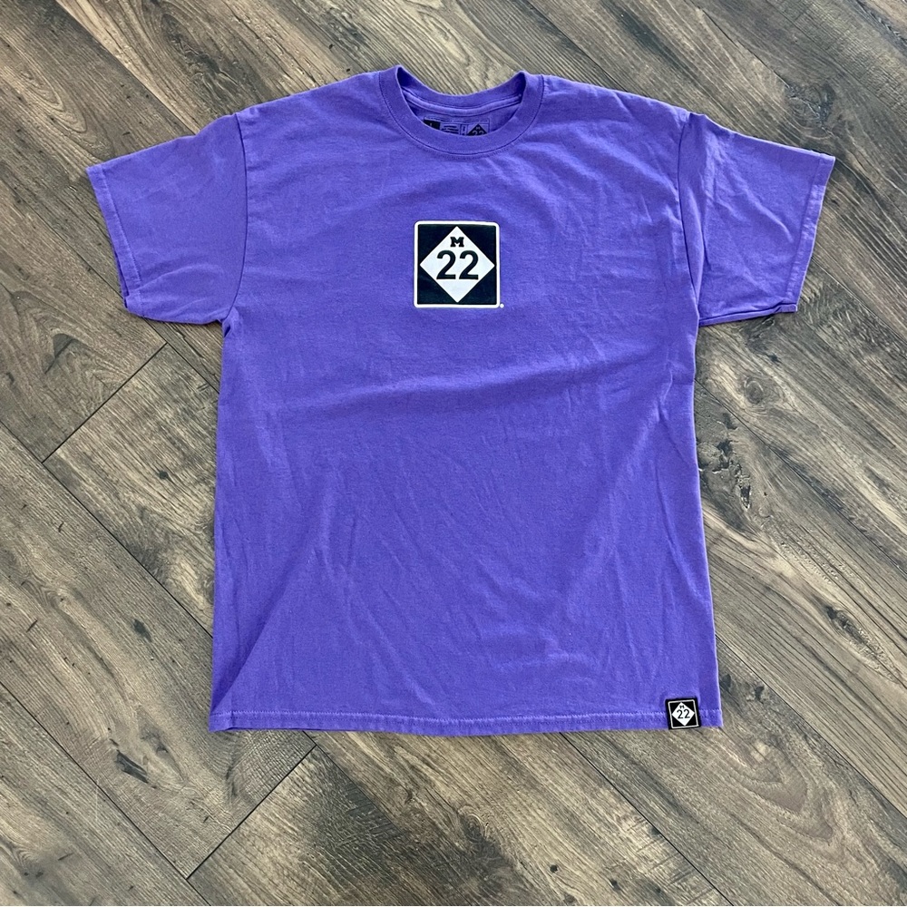 M22 Logo Purple Graphic Tee